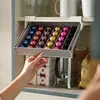 Estante de Almacenamiento para Cápsulas de Café y Bolsitas de Té Transfronterizo Caja Organizadora con Cajón Pequeño Caja de Almacenamiento Ahorradora de Espacio sin Perforaciones