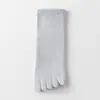 Calcetines de Media Caña Desodorantes para Hombre de Primavera y Verano, Calcetines Personalizados de Color Sólido con Dedos Divididos, Absorbentes de Sudor, Transpirables, Calcetines Casuales de Negocios de Cinco Dedos, Algodón