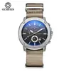 Relógio Masculino Ochstin 2024 À Prova D'água Moda Pulseira de Nylon Relógio Luminoso Quartzo Relógio de 6 Ponteiros