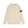 Piedra Transfronteriza 20Ss Insignia de Brújula de Piedra Sudadera Básica Funcional Casual para Hombres y Mujeres Cuello Redondo Isla