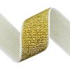 Correas Elásticas para Hombros Accesorios DIY para Ropa de Bebé Cinta de Malla Brillante Diadema Hilo Dorado y Plateado Banda Elástica Fabricante Personalizado Teñido Personalizado