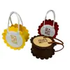 Bolsas de fieltro para el Festival de Medio Otoño, Artículos de bienestar corporativo, Bolsas de fieltro portátiles, Bolsos pequeños, Personalizables con logo, Cajas de regalo para pasteles de luna