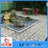 Venta de fábrica molde creativo DIY para pavimentar jardín personalidad piso irregular molde de colada in situ por lotes