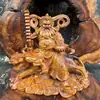 Estatuas Lei Zaomu Tallado Zhao Gongming Como un Rayo Zaomu Zhao Xuantan Tianjun Como Adornos de Coche