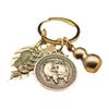 Colgante de Calabaza de Cobre Llavero de Latón Set de Tres Piezas con los Doce Signos del Zodiaco y una Joyería de Riqueza Nocturna Decoración Puesto Callejero Artículos de Yiwu
