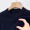 Suéter Tommy Genuino 100% Cachemir Puro Invierno Engrosado Suéter de Lana para Hombre Cuello Alto Medio Suéter de Punto para Base Ropa de Papá