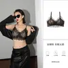 Lencería de encaje francés, diseñada para mujeres con poco busto, presenta un estilo sexy y seductor, no tiene varillas para mayor comodidad y viene en color blanco.. Es un sujetador fino y ligero adecuado para el verano