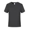 250g de algodão pesado manga curta branco gola redonda camiseta publicitária camisa masculina e feminina logotipo impressão personalização