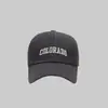 Gorra de Béisbol Bordada Retro Estilo Coreano Versátil Gorra de Béisbol Ins Corona Profunda Visera Curva Resalta la Cara Gorra con Letras Estilo Coreano