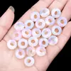 5x10 Grande Furo Círculo de 4mm Contas de Ágata Cristal Atacado DIY Miçangas Artesanais Acessórios para Tecelagem em Corda Presente