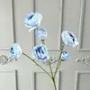 Arranjo de Flores Artificiais Azuis de Luxo para Casamento Arranjo Floral DIY Arranjo de Flores para Janela de Shopping Center ao Ar Livre Paisagismo com Flores Artificiais