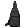 Bolsa de Peito Masculina Nova Versátil Bolsa Transversal no Peito Leve Tecido Oxford Multicamadas Viagem Esportes Bolsa de Ombro Único Mochila da Moda