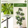 Planta Verde Artificial Spathiphyllum, Planta Verde Falsa de Lujo de Gama Alta para Interior Sala de Estar, Planta en Maceta, Adorno Decorativo Realista para el Piso