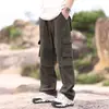 Pantalones de Trabajo Funcionales para Hombre de Seda de Hielo Elástica de Secado Rápido para Exteriores, Pantalones Largos Rectos Holgados, Pantalones Desmontables para Senderismo y Montañismo