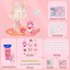 Luz de Noche Niños Paquete de Materiales Hechos a Mano DIY Set Lámpara de Mesa Pequeña Pegamento de Crema Regalo Creativo Souvenir Al por Mayor