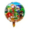 Sonic el Erizo Globo Carat Forma de Sonic Boy Dibujo Animado Arreglo para Fiesta de Cumpleaños Infantil Globo Venta al por Mayor