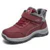 Zapatos de algodón invierno más terciopelo engrosado estilo pareja botas de algodón transfronterizo TEMU talla grande cálido protección contra el frío velcro botas de nieve