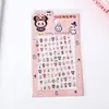 Nuevas Pegatinas Luminosas en Relieve para Uñas Chica de Dibujos Animados Linda Creativas Arte de Uñas Pegatinas para Uñas Pegatinas para Uñas en Relieve