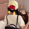 Gorra de Béisbol Linda de Mickey Pipi para Hombres y Mujeres 2025 Nueva Primavera y Verano Versátil Linda Cara de Dibujos Animados Mostrando Pato Gorra
