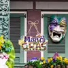 Decoración Colgante para Festival de Carnaval Transfronterizo Guirnalda para Coche Fiesta Colgante de Papel para Puerta Suministros para Fiesta de Carnaval Brasileño