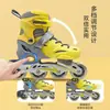 Directamente del fabricante: Patines en Línea con Ruedas de PU Flash, Talla Ajustable, Patines Portátiles para Exteriores