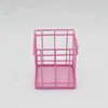Suporte para caneta quadrado de metal criativo suprimentos de escritório armazenamento suporte para caneta multifuncional recipiente de armazenamento de papelaria doméstica fabricantes atacado