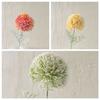 Qinghe Flor de Diente de León de Cabeza Única Fabricante Transfronterizo de Flores Artificiales Flores Falsas Plantas Verdes Venta al por Mayor Decoración de Bodas Manualidades Ins