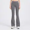 Novas Calças de Yoga Wide-Leg Femininas Cintura Alta Levanta Bumbum Emagrecimento Boca de Sino Esportivas Casuais Fitness Roupa Externa Calças Sem Marcas Embaraçosas