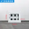 Gabinete de almacenamiento para teléfonos móviles, gabinete seguro para walkie-talkie, gabinete de carga para herramientas eléctricas en sitio de construcción, gabinete con blindaje de señal física USB
