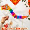 Linternas del Festival de Mediados de Otoño, Año del Dragón, Linternas de Año Nuevo, Conejos, Colgantes Estilo Antiguo para Niños, Nueva Producción DIY de Pequeñas Decoraciones, Ruanqi