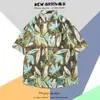 Camisa de Manga Corta Estampada Hawaiana para Hombre Verano Viajes Vacaciones en la Costa Playa Camisa de Hombre Holgada Fantasía Top