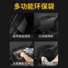 Cubo de basura para coche, bolsa de basura colgante para coche, bolsa de almacenamiento multifuncional de cuero para el respaldo del asiento, suministros de almacenamiento para coche
