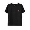 Inno Roupa Feminina Plus Size Camiseta com Bordado de Cavalinho Ano Zodiacal 2026 Primavera Nova Camada Base Básica Top 124113