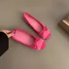 Primer Encuentro con los Zapatos Mary Jane de Correa Única Estilo Francés para Mujer, Nuevo Modelo Primavera 2026, Suela Plana con Moño, Zapatos de Ballet con Suelas Suaves