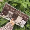 Meias esportivas de algodão para mulheres, trama de mil pés, comprimento até o meio da panturrilha, tricô à máquina integrado, meias de algodão, cor sistema Maillard café com leite de moca, 26 Outono/Inverno