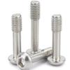 Tornillo de cabeza cilíndrica con hexágono interior de acero inoxidable 304 no se afloja la cabeza semicircular no se afloja el tornillo antirafloje perno de medio diente M2