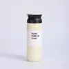Copo de Elemento Simples Estilo Japonês Transfronteiriço Aço Inoxidável 304 Caneca de Café Alça Tampa Plana Copo de Água Esportivo Portátil