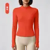 Nueva Chaqueta Deportiva de Otoño Invierno con Cuello Alto para Yoga, Ciclismo al Aire Libre, Running, Adelgazante, Ajustada al Cuerpo, Cremallera, Ropa de Fitness Cómoda