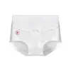 Ropa interior para mujer de cintura media-alta para aplanar el abdomen y levantar los glúteos, Nuevo modelo 2026, Antibacteriana 7A, Sin costuras, Talla grande, Calzones de algodón puro