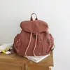 Mochila Esportiva ao Ar Livre Feminina Grande Capacidade Versátil Cordão Mochila para o Dia a Dia Leve Versátil Montanhismo Caminhada Bolsa de Nylon