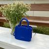 Bolsa Feminina Estilo Biscoito 2026 Nova Moda Tendência Texturizada Bolsa de Mão Pequena Quadrada Elegante Versátil Ombro Transversal