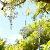 Juego de Joyería de Collar y Aretes Colgantes de Pájaro Cruzado para Mujer, Joyería con Hojas Envuelta y Goteo de Aceite, Venta al por Mayor de una Pieza