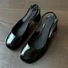 Sandalias de Verano para Mujer 2026 Estilo Francés Retro Sencillo con Tapa en la Punta y Correa Versátil en el Tobillo