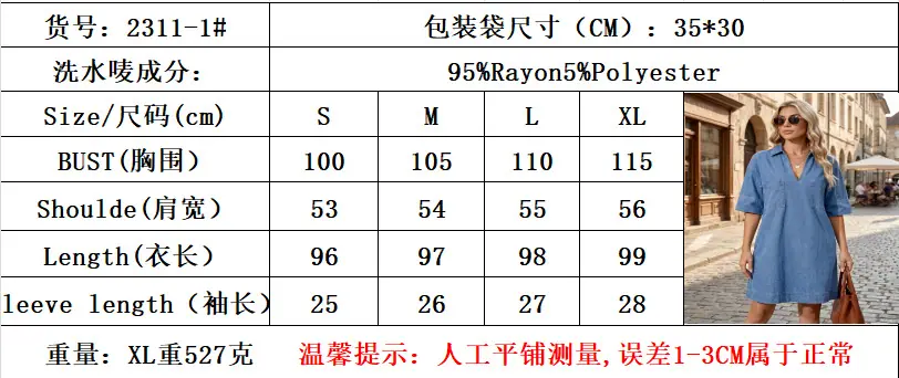 尺寸表