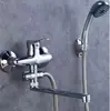 Juego de Bañera Ruso Centroasiático de Tres Piezas para Comercio Exterior con Grifo, Tubo Extendido y Juego de Ducha Giratorio