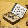 Mini Conjunto de Xadrez Chinês Magnético para Alunos do Ensino Fundamental e Crianças, Peças de Xadrez Magnéticas com Tabuleiro, Caixa de Ferro Magnética Portátil, Dobrável