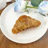Novo Presilha de Cabelo Croissant Ins Vintage, Tamanho Grande para Cabelos Grossos, Sensação de Alto Padrão em PVC, Acessório de Cabelo Presilha