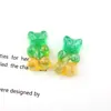 Acessórios de Cabelo DIY Acessórios de Resina Material Brincos Gradiente Gelatina Creme Cola Urso Bico de Pato Presilha Acessórios para Capa de Celular