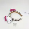 Diadema de Peluche de Gato KT Dulce y Linda de Dibujos Animados 2026 Nuevo Estampado de Leopardo Accesorios para el Cabello para Lavado de Cara de Mujer para Niñas