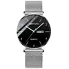 2024 nuevo reloj impermeable luminoso para hombre tendencia estudiantil para hombre calendario coreano reloj de cuarzo tiembla una generación de pelo